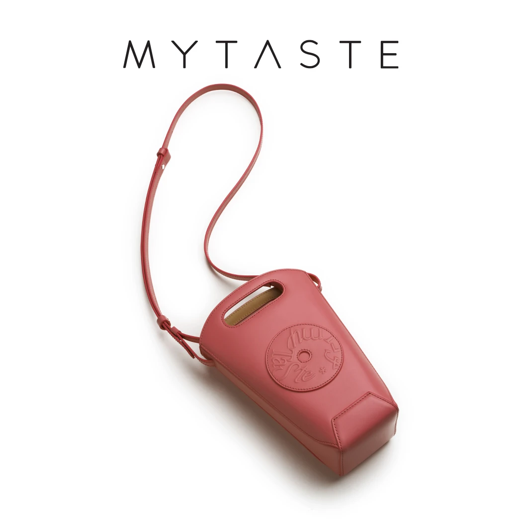 MYTASTE/Cookie曲奇桶新色真皮斜挎小桶包小众设计手提包手机包