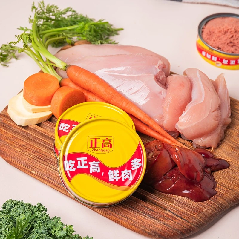 正高【6罐礼盒装】肉泥零食罐鲜肉多慕斯口感湿粮【85g*6罐】