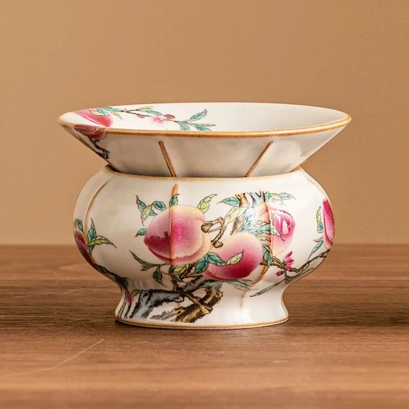 九桃茶漏古道源过滤器手工复古家用创意个性茶道1379