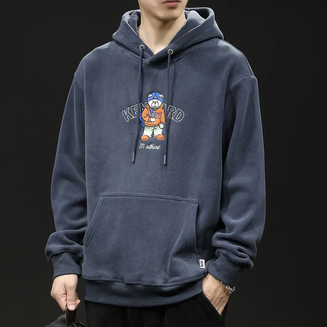 美式重磅连帽卫衣男士潮牌2025新款潮流外套秋冬款长袖宽松大码潮