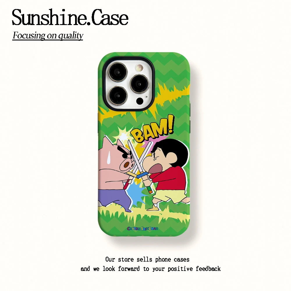 菲林二合一适用苹果华为vivo小米oppo手机壳格斗小新16PRO