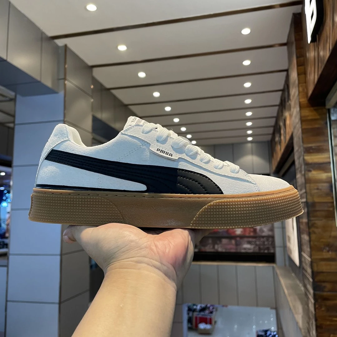 秋季新款潮牌休闲板鞋男款纯皮运动潮流男鞋低帮韩版网红百搭爆款