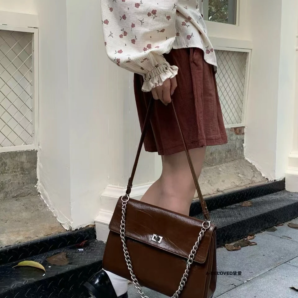 2024新款时尚女包腋下女包潮流女包复古休闲韩版女包   2108