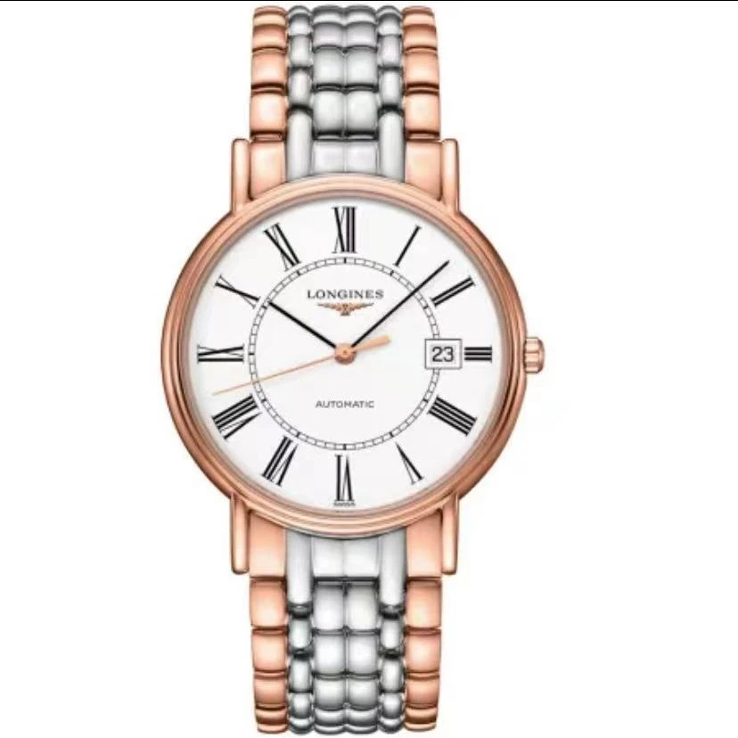 99新 Longines/浪琴  瑰丽922/公价13700/40mm/白盘罗马刻度