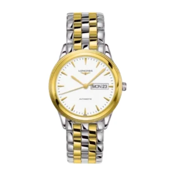 99新 Longines/浪琴 军旗899/38.5mm/公价16800/白盘条丁刻度