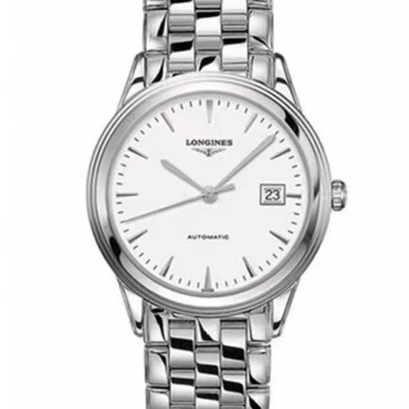 99新  浪琴腕表/军旗984/公价14600/40mm/白盘条丁刻度