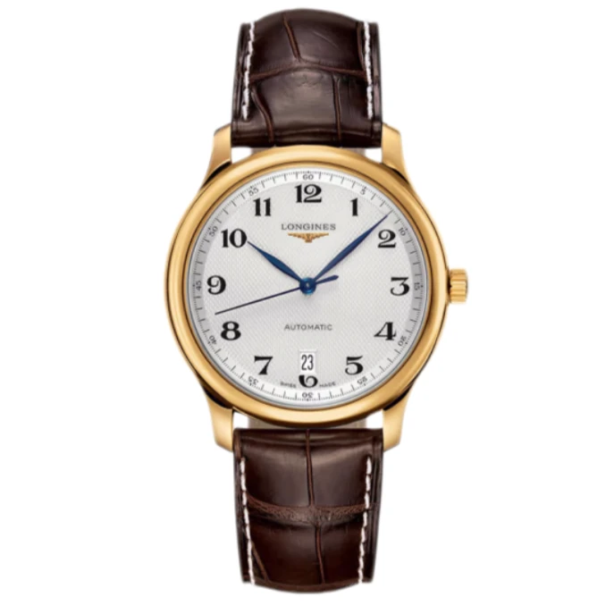 99新 Longines/浪琴 名匠628/白盘数字/38.5mm/公价43000/18K金