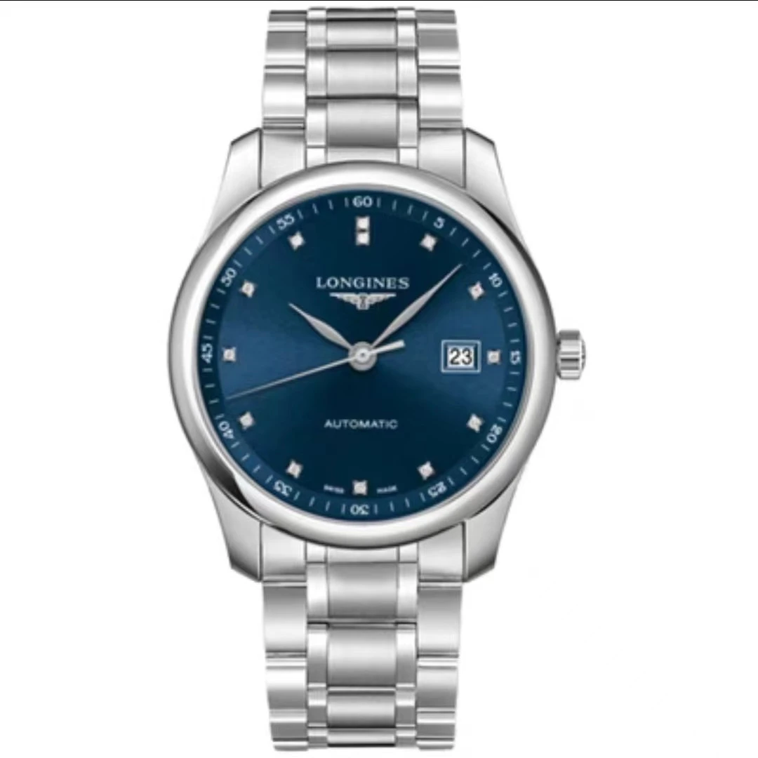 99新 Longines/浪琴  名匠793/蓝盘钻刻/表径40/公价21700/全套