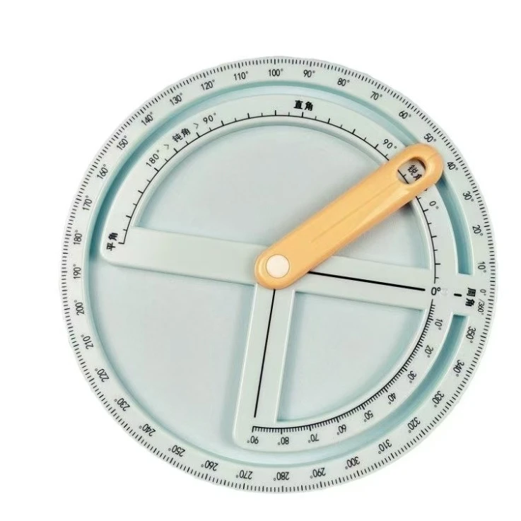 晨光99890角尺360度二四年级小学生量角器角的认识教具教材演示器