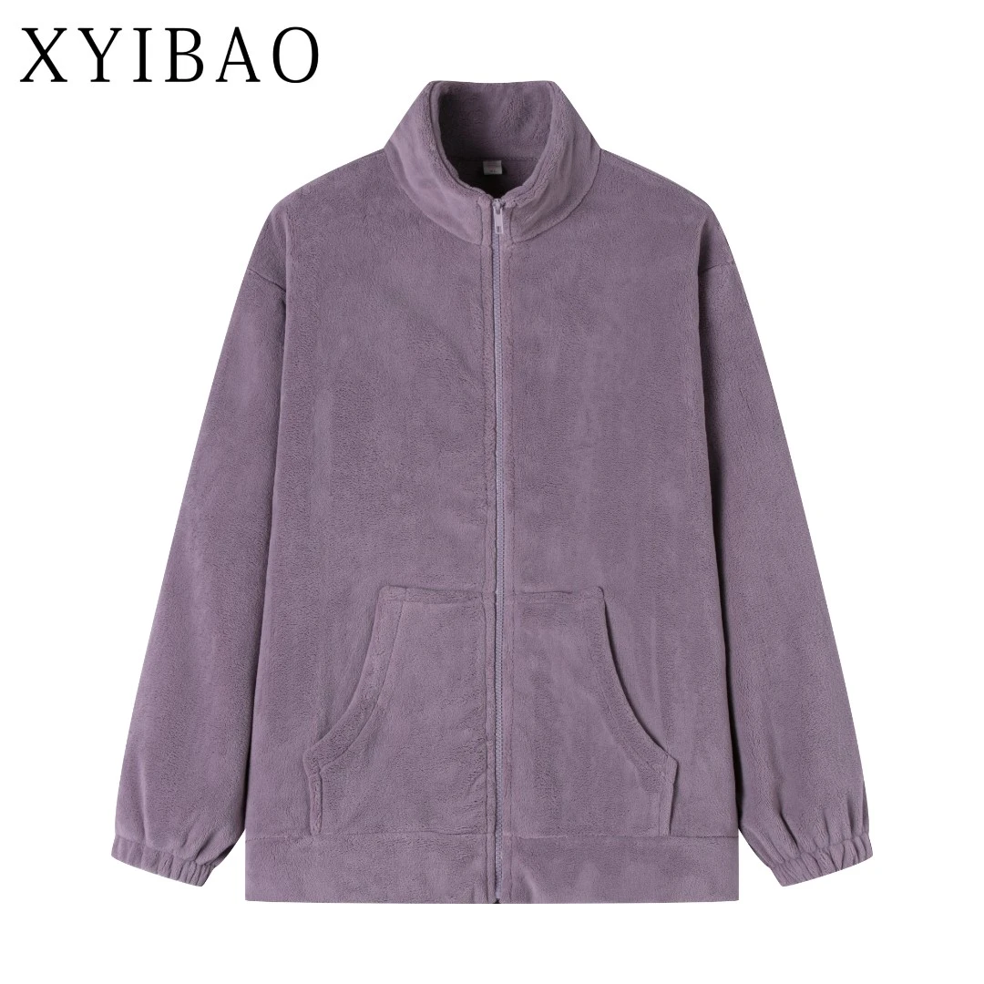 2025新款睡衣女秋冬季熊猫绒加绒加厚保暖家居服外穿情侣上衣时尚