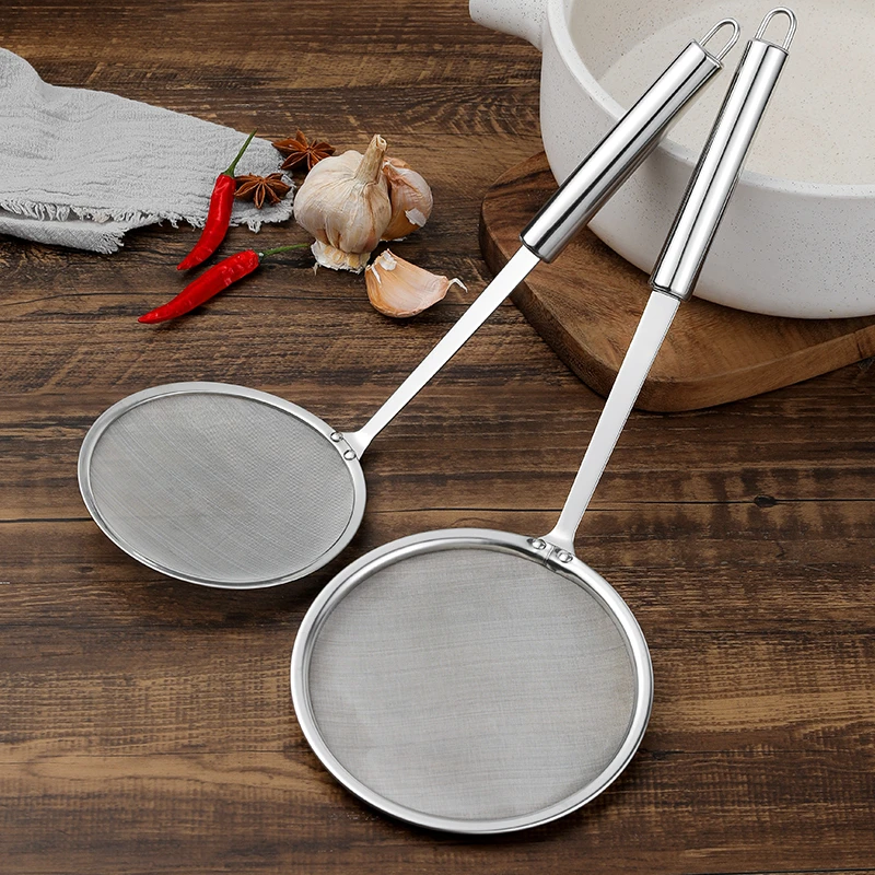 打沫勺不锈钢漏勺过滤网筛火锅撇浮沫隔油勺家用厨房隔渣捞沫神器