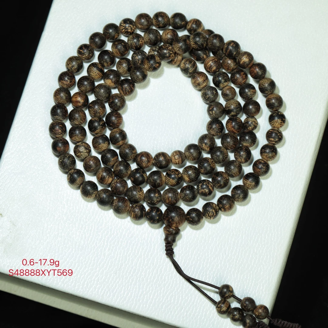 【觅香阁】新款0.6正区达拉干老料手串17.9g