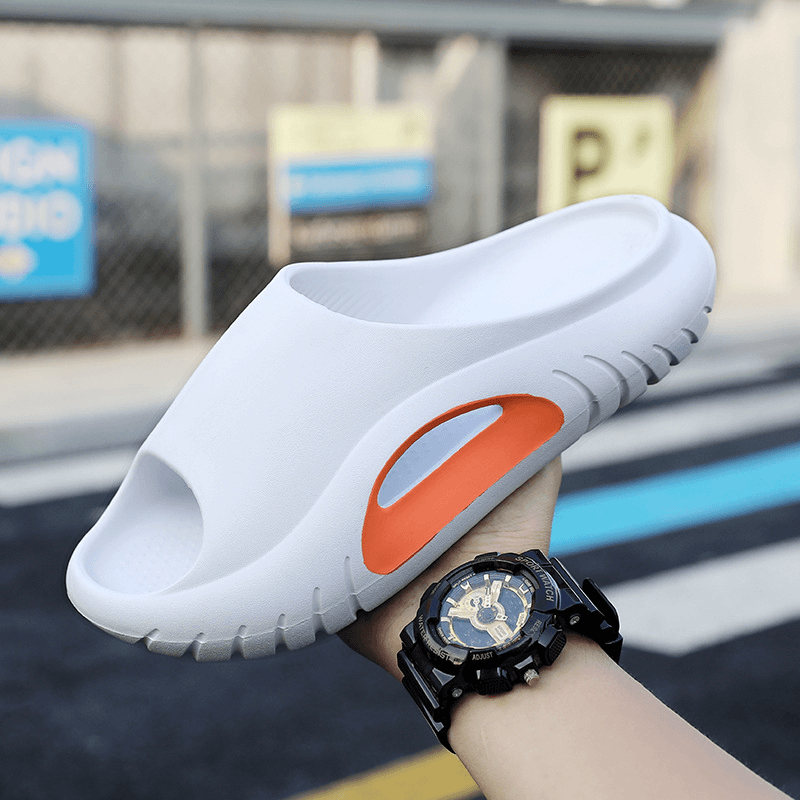 【清仓】椰子凉拖鞋新款踩屎感男式软底厚底一字拖夏季户外潮牌