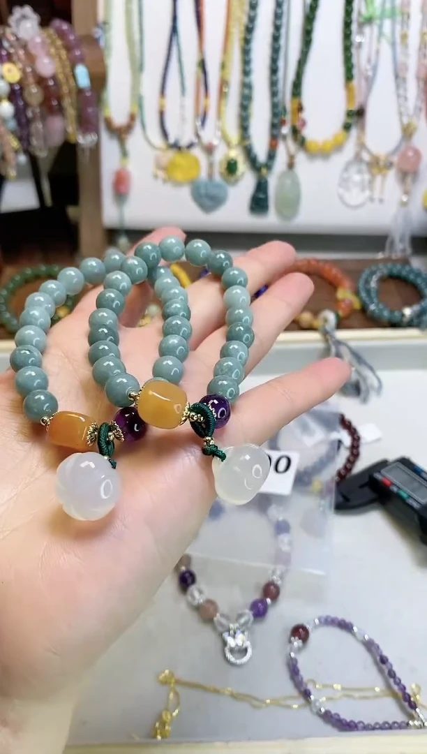 【闪购商品】翡翠手链未镶嵌多样性发货A500