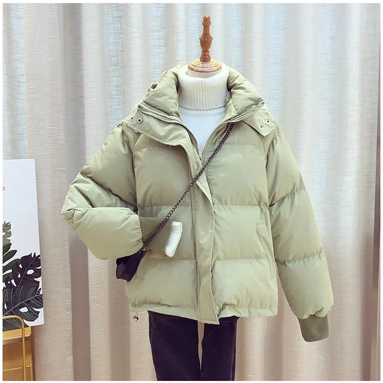 爆款棉服女短款2023新款ins韩版宽松面包服加厚学生棉衣冬季外套