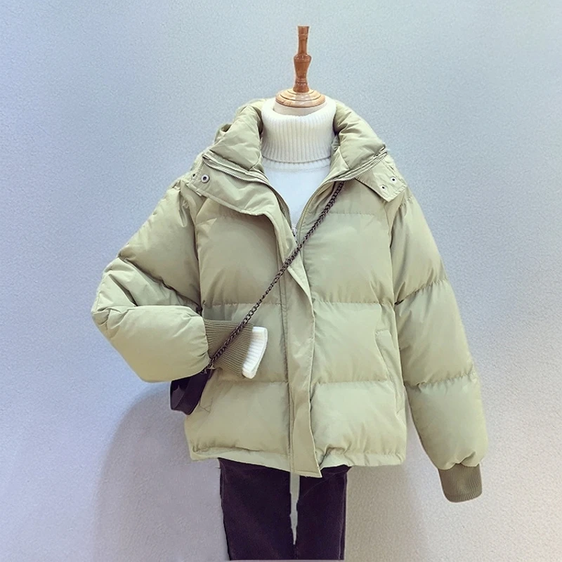 棉服女短款2024新款ins韩版宽松面包服加厚保暖学生棉衣冬季外套