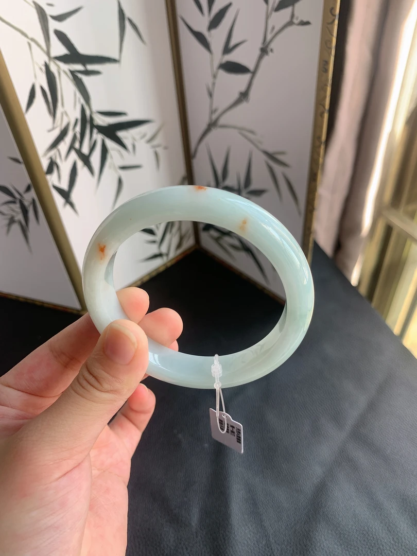 缅甸天然A货翡翠57.6正圈