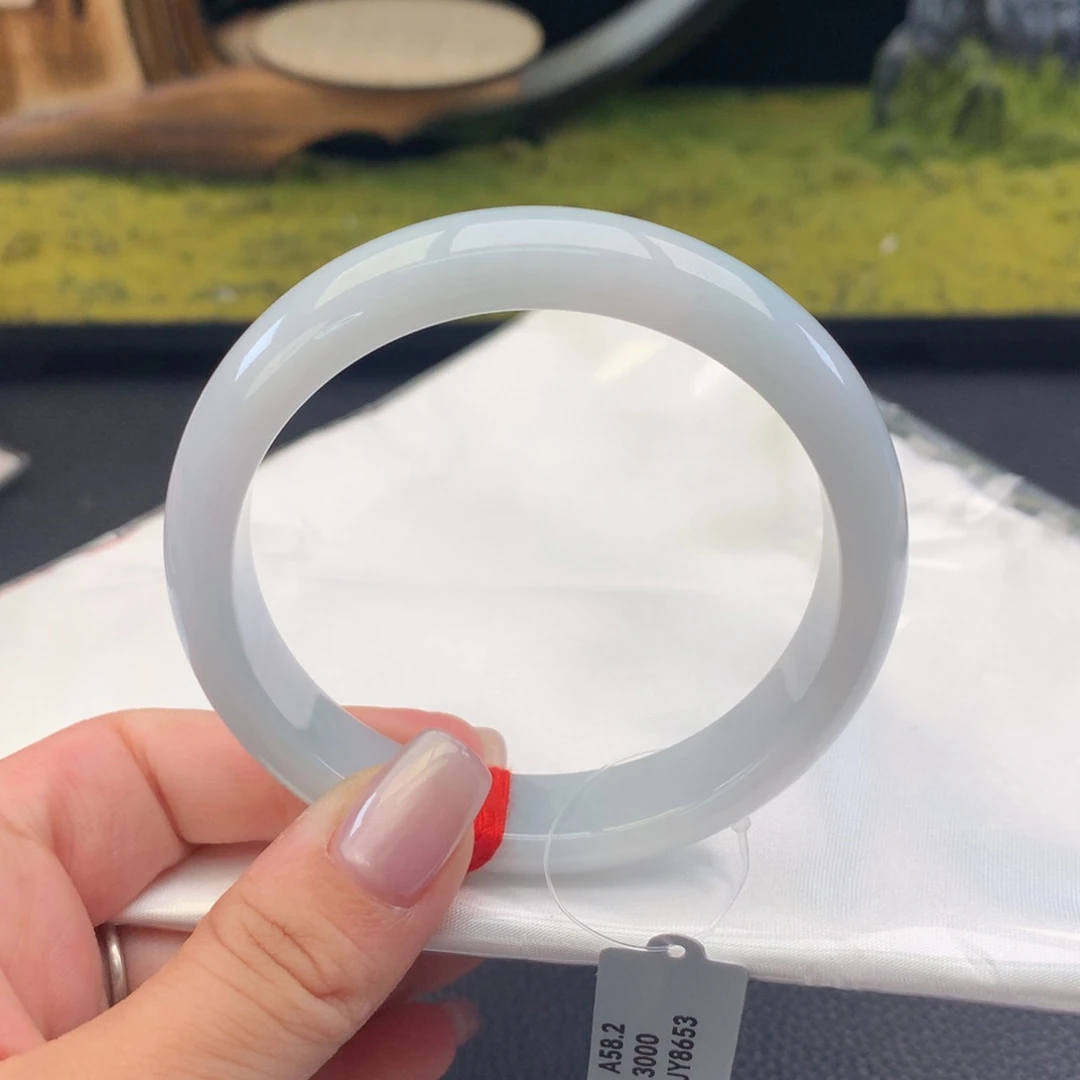 翡翠手镯未镶嵌58.1正圈19