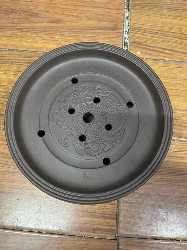 朱泥沥水10寸茶盘