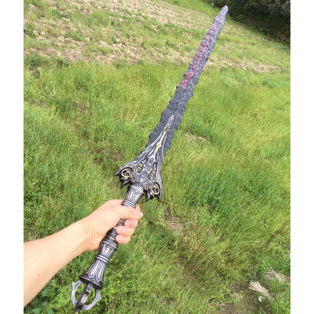 木剑武器长月烬明罗云熙斩天剑木质刀剑男孩女孩玩具周边东阳木雕