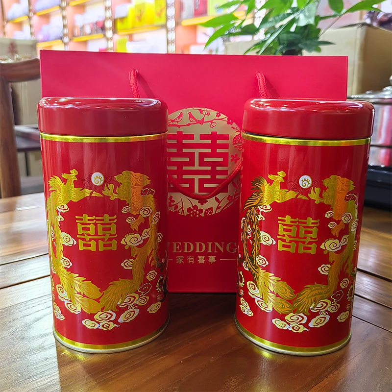 婚庆宴席回礼订婚喜茶结婚回门伴手礼送亲戚朋友送客人接亲用的茶