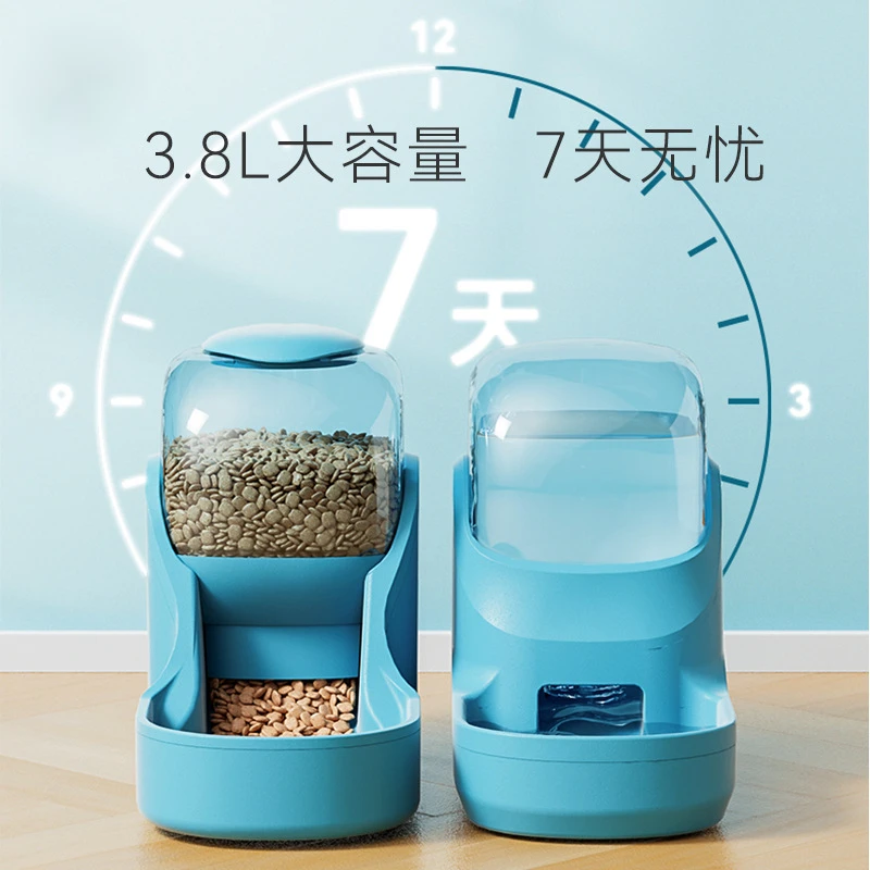 喂食自动自动喂食器大型家用二合一大容量小型两用挂式悬挂式通用