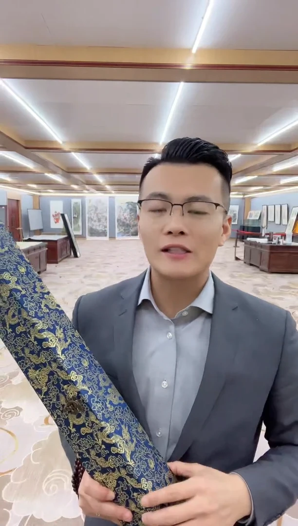 【闪购商品】书法-刘国会-四尺对开仿古宣-上善若水