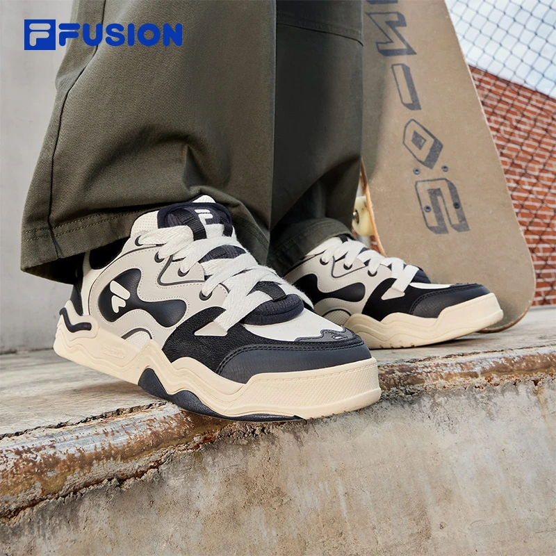 FILA FUSION【KICK DX滑板鞋】低帮休闲百搭板鞋情侣T12WM442307F