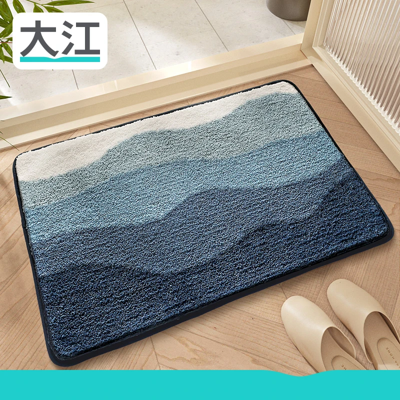 【大江植绒】卫生间地垫浴室吸水脚垫家用防滑厕所洗手间门口垫子