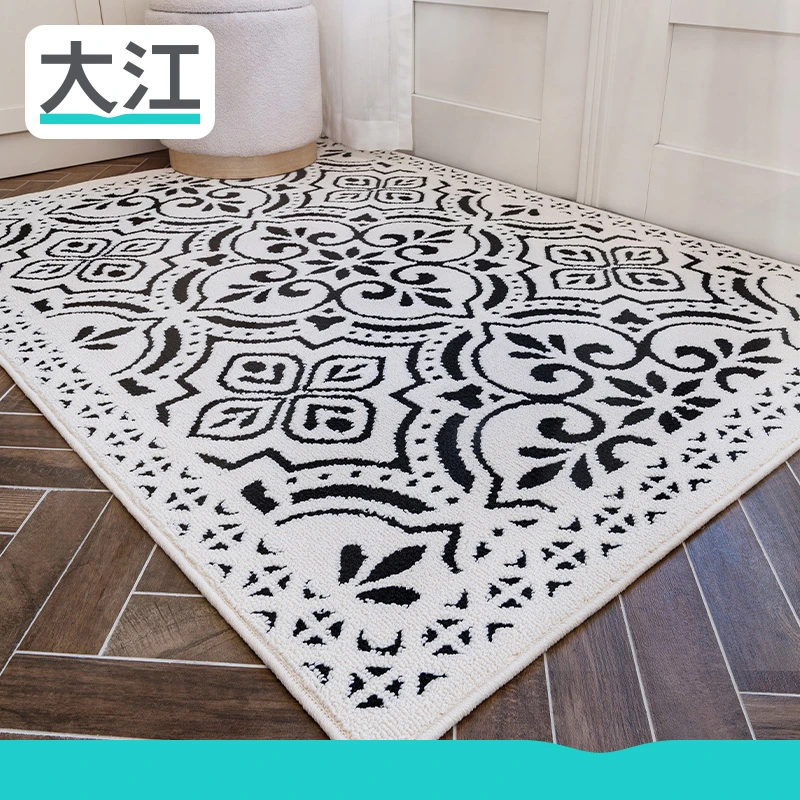 大江入户门垫地垫玄关垫子家用防滑垫子进门脚垫高档轻奢地毯银霜