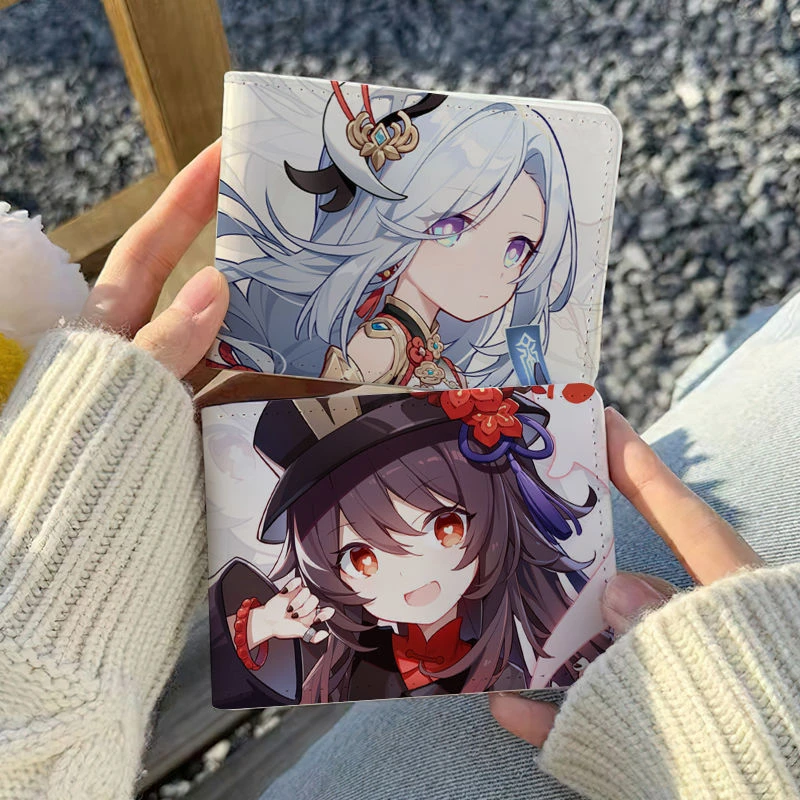 原神申鹤胡桃驾驶证保护套二合一行驶证机动车驾照本皮套颜值卡包