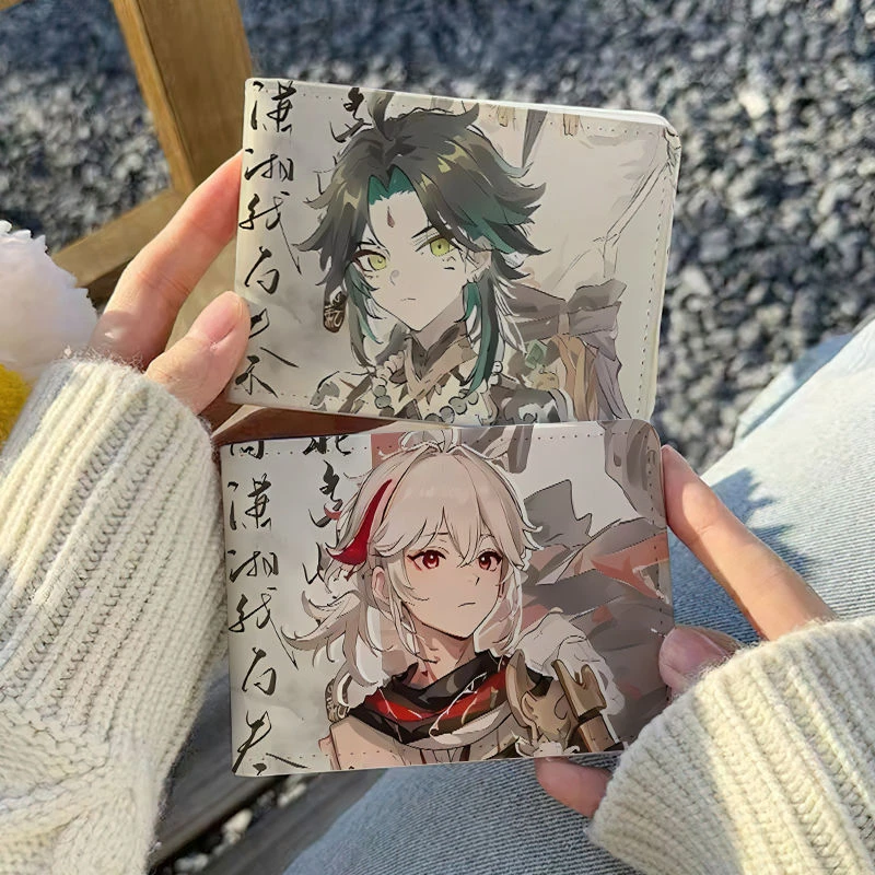 原神魈万叶驾驶证保护套二合一行驶证机动车驾照本皮套高颜值卡包