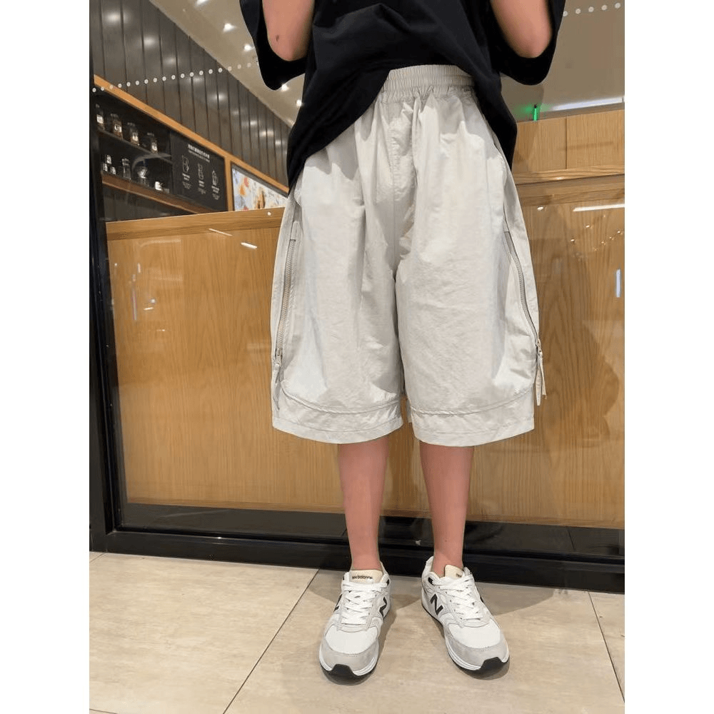 男童休闲裤2024新款夏季薄款中大童宽松韩版速干裤工装裤百搭中裤