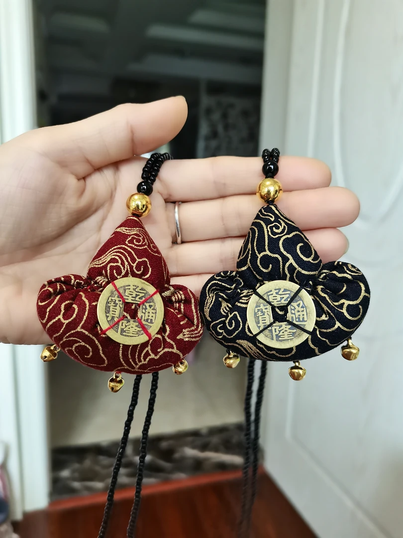 布艺纯手工寓意好物五帝 反正有钱