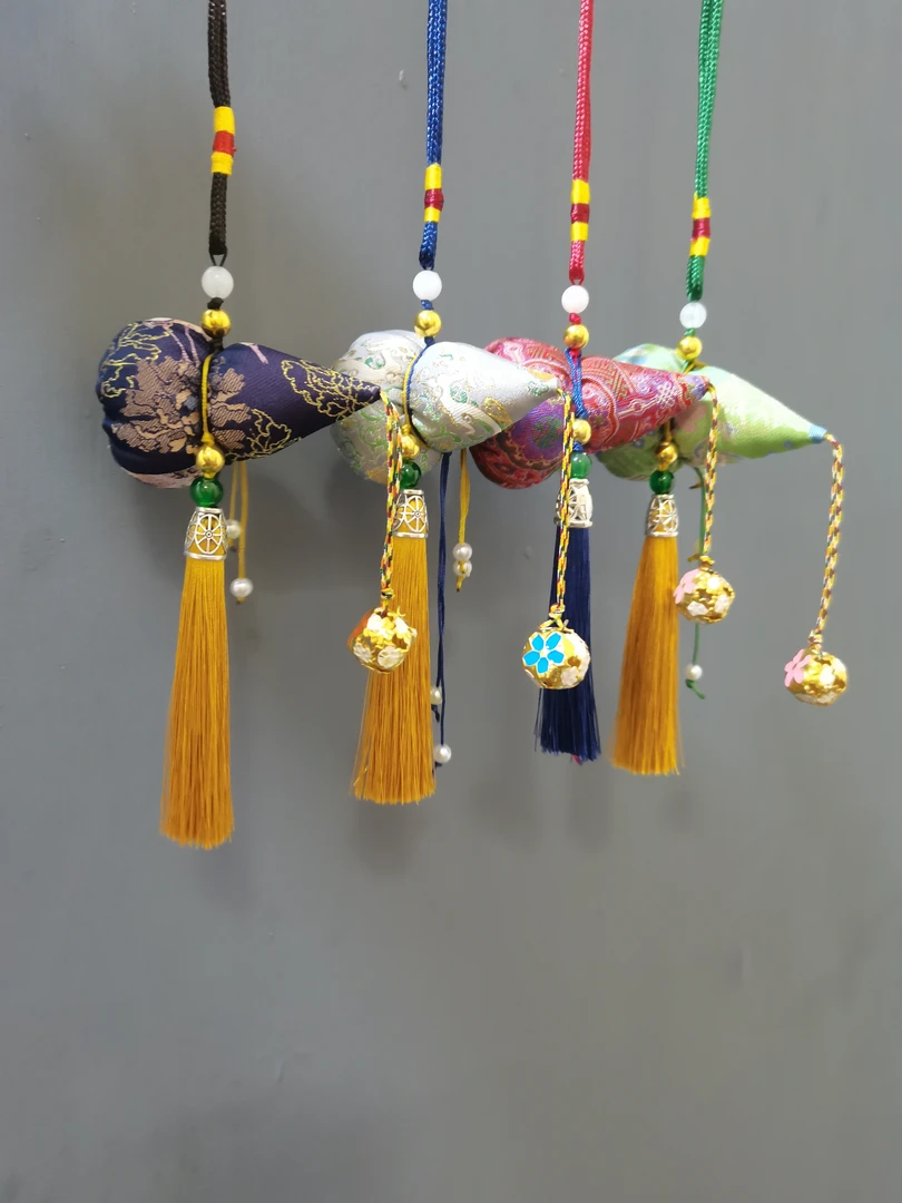 布艺手工宋锦真丝褔禄到挂件