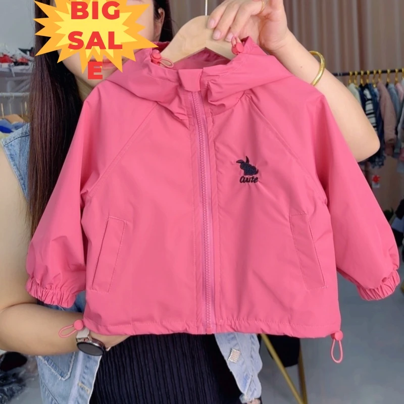 男女童2025秋季宝宝外套三防带帽沖锋衣中小童上衣薄款连帽服潮