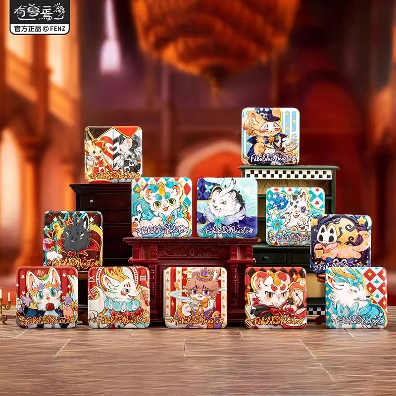 非人哉有兽焉仙境系列马口铁徽章动漫周边卡通双闪吧唧盲盒