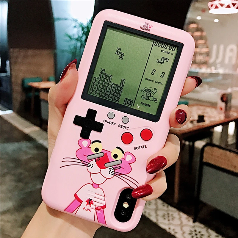 俄罗斯方块游戏机苹果iphone16promax手机壳15/14/13适用男女1211