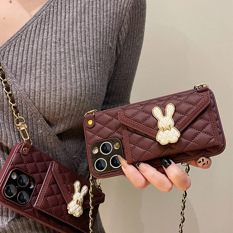 苹果16promax手机壳女新款适用iphone15背带斜挎绳套14/13/12/11