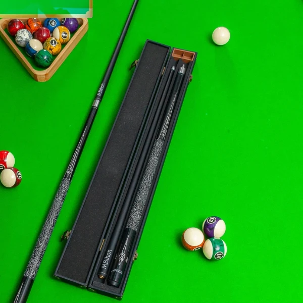 高级杆星空枫木烤漆1/2分体台球杆中式黑八斯诺克九球台球桌球杆