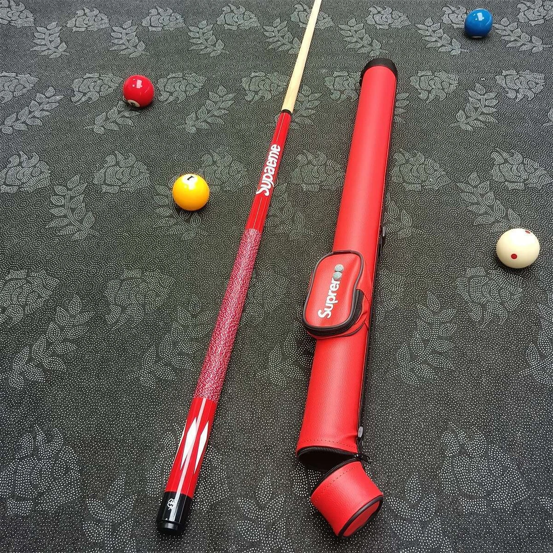 台球杆小头黑8球杆小头杆斯诺克中式黑八枫木桌球大头美式九球杆