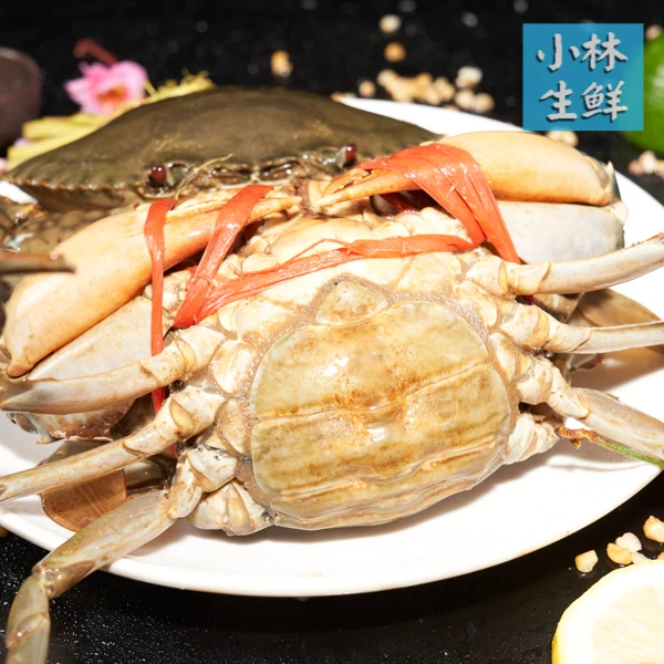 【小林生鲜】野生螃蟹青蟹肉蟹到手4-5只地州【地州保鲜不包活】
