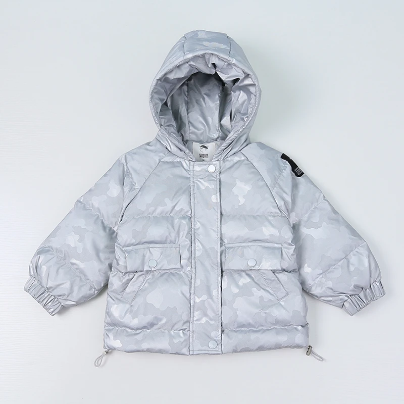 品牌童装连帽羽绒服男童女童厚款羽绒外套秋冬款儿童上衣XBR27564