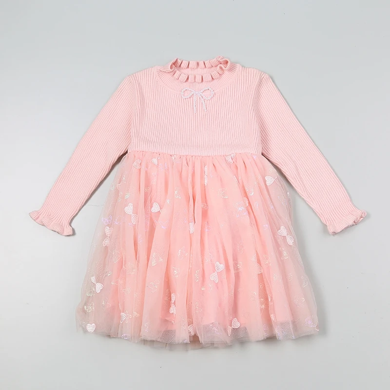 品牌童装春秋儿童裙子小童宝宝网纱公主裙女童连衣裙XGA27074