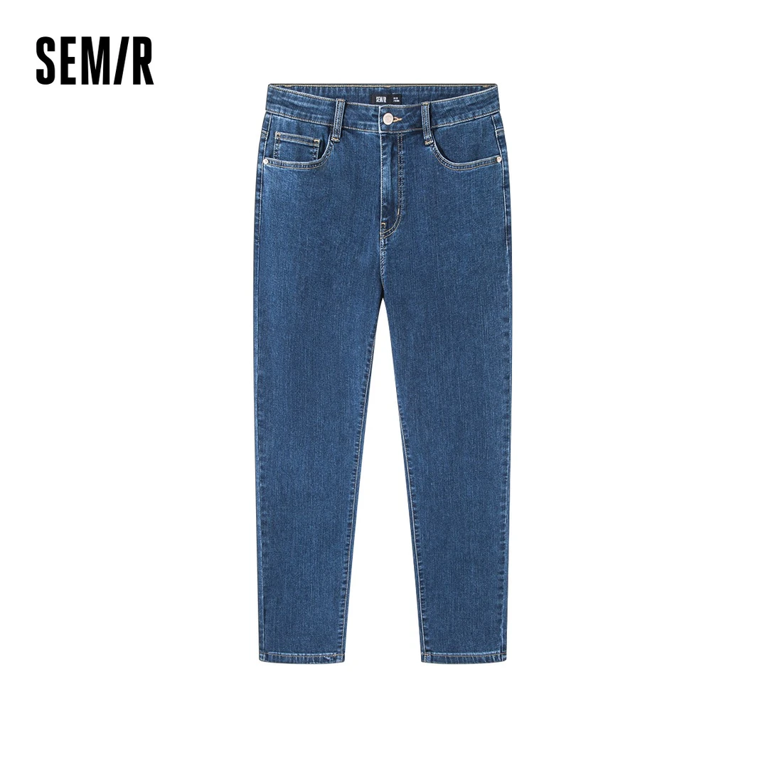 Semir/森马森马牛仔裤男2023春季新款简约通勤时尚潮103123124199