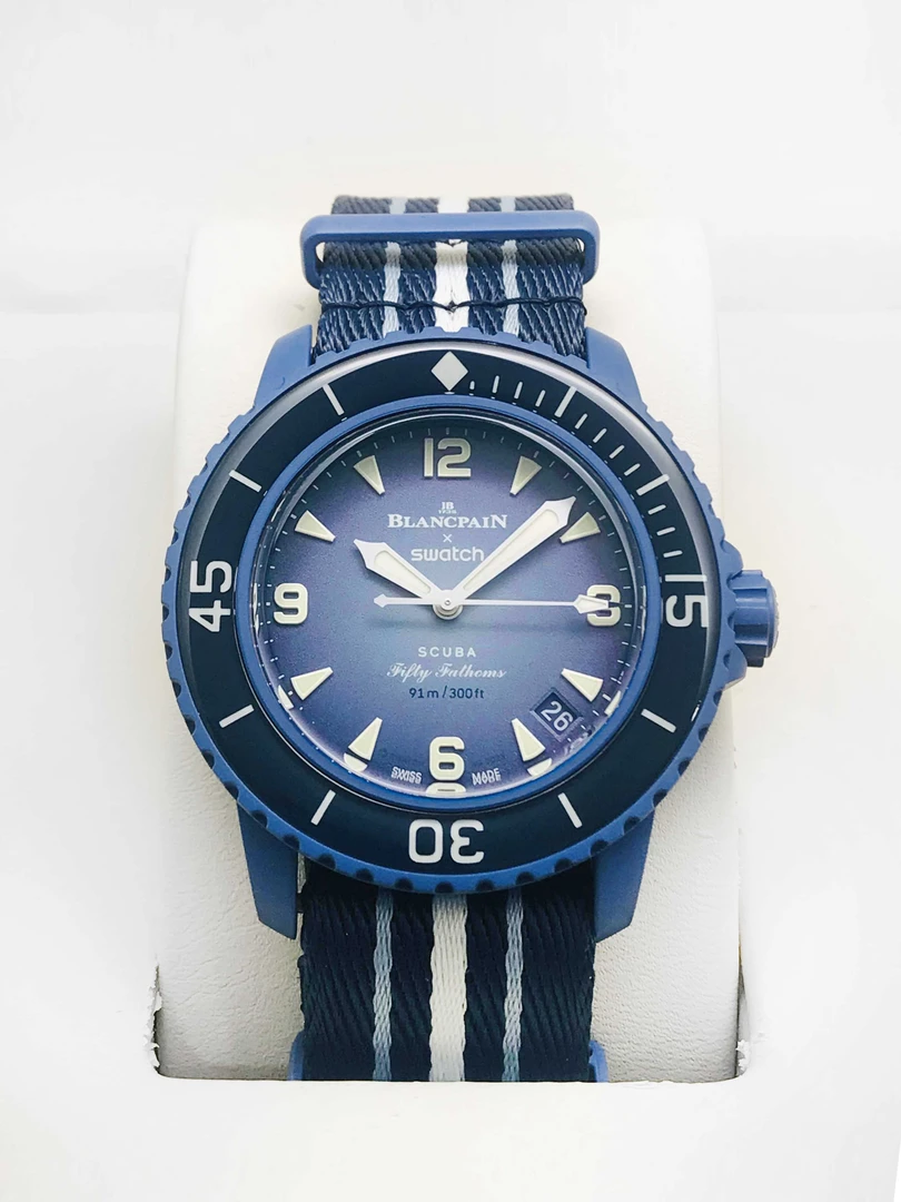 99新 斯沃琪 云时臻品/Blancpain X Swatch/腕表/全套/42.3mm