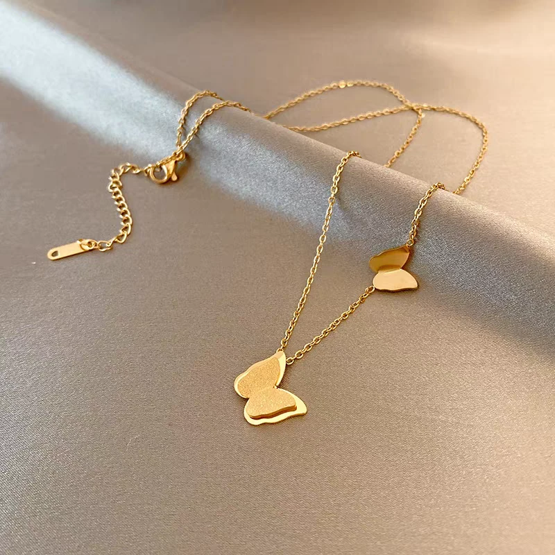 铜合金项链 3028时尚百搭蝴蝶项链