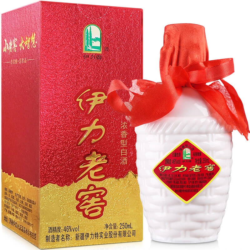 伊力特伊力老窖46度 小老窖  浓香型 白酒 新疆46度250ml
