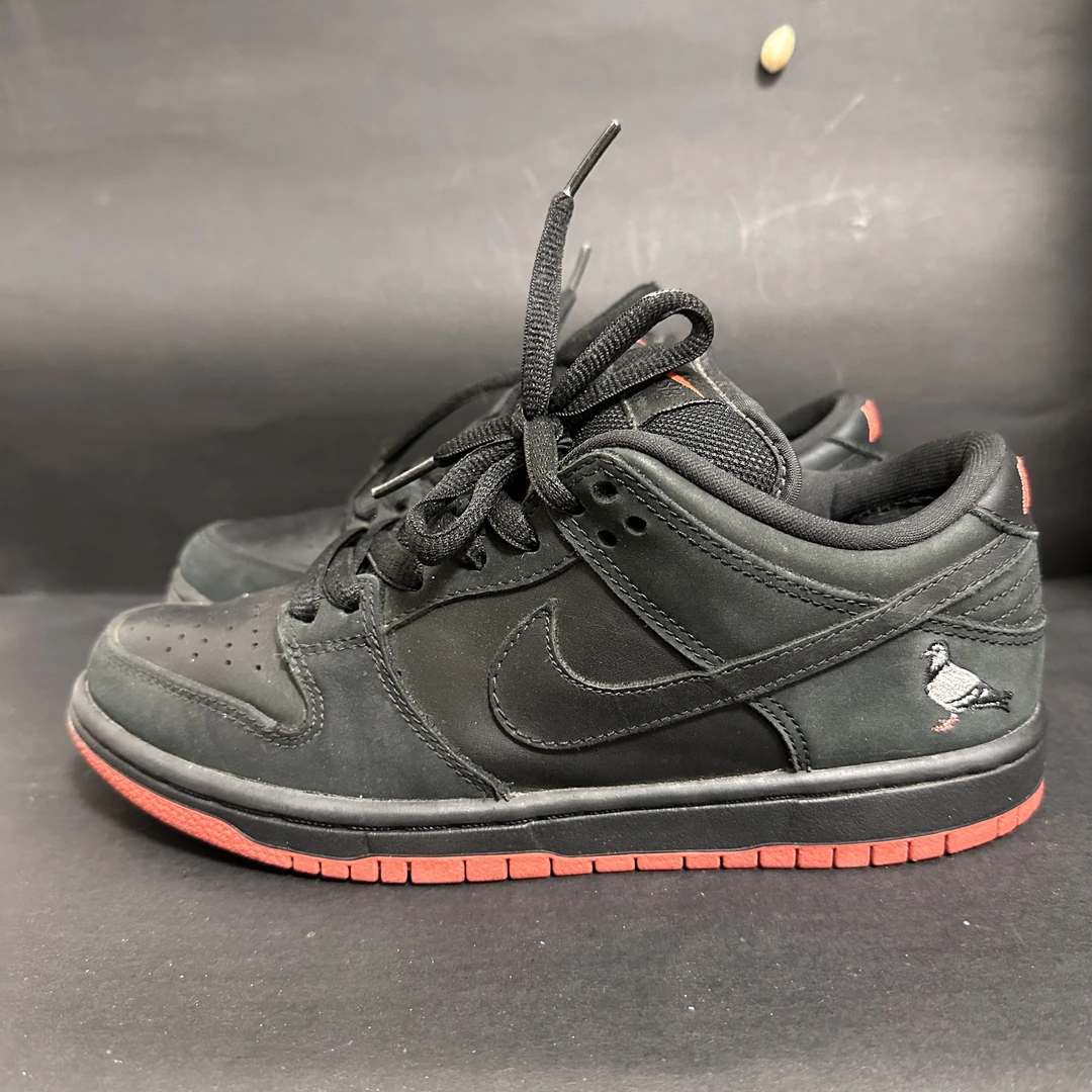 二手/38码Nike dunk SB黑鸽子 牛皮 低帮板鞋公价1984