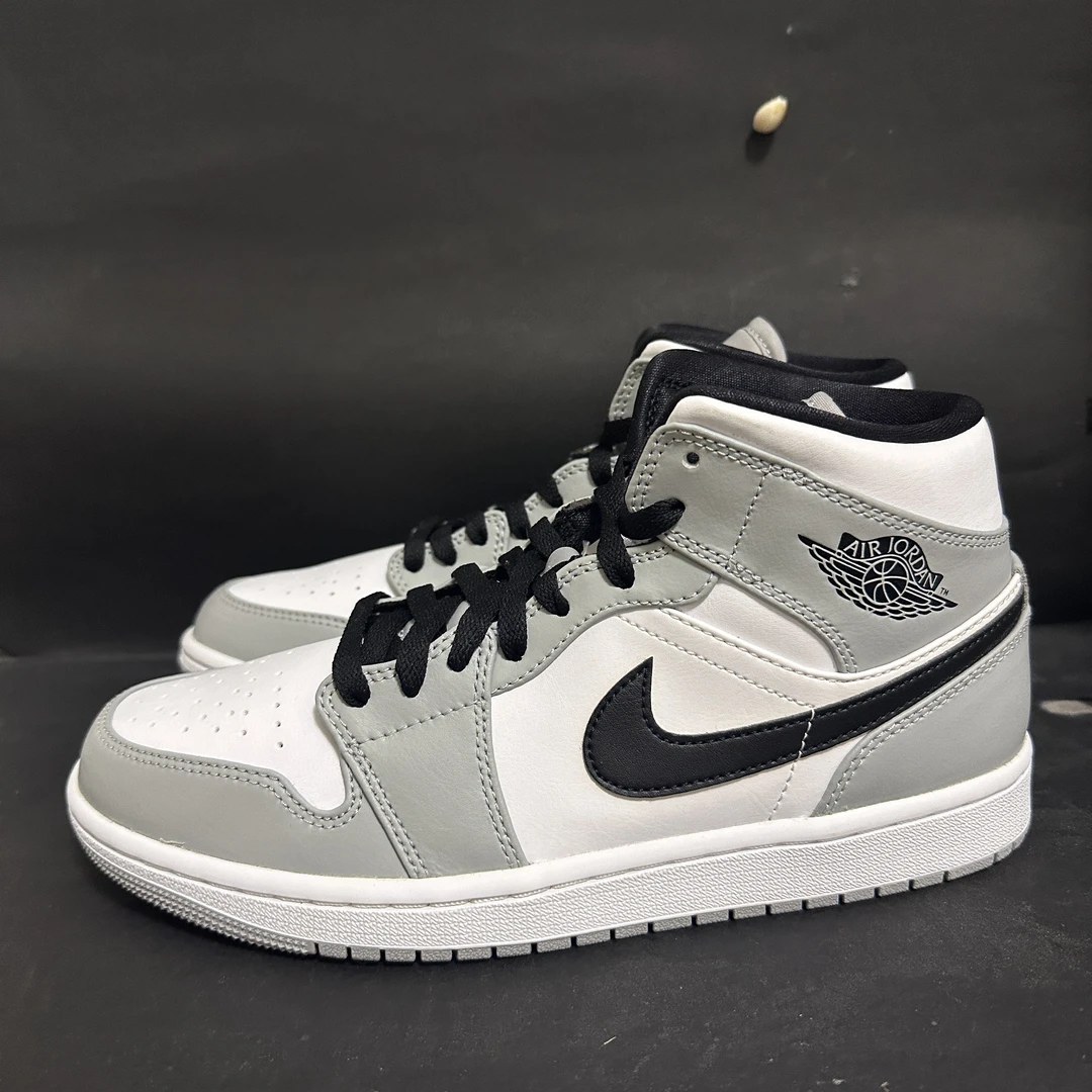 二手/41码Nike aj1 小迪奥 烟灰 中帮复古板鞋